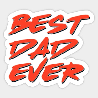 Vintage Retro Dad Tee Sticker